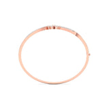 Ivana Jewels Bracelets Swirl Design Diamond Bangle