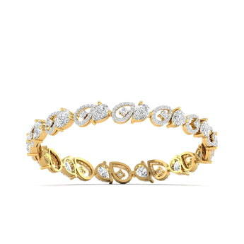 Ivana Jewels Bracelets Textured Diamond Bracelet