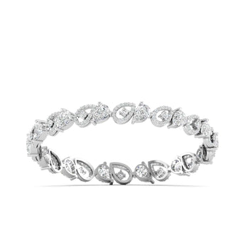 Ivana Jewels Bracelets Textured Diamond Bracelet