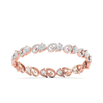 Ivana Jewels Bracelets Textured Diamond Bracelet