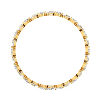 Ivana Jewels Bracelets Textured Diamond Bracelet