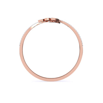 Ivana Jewels Bracelets Twin Twist Leaf Style Women Bangle