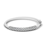 Ivana Jewels Bracelets White Gold / 14KT 1.10 Carat Diamond Gold Bangle