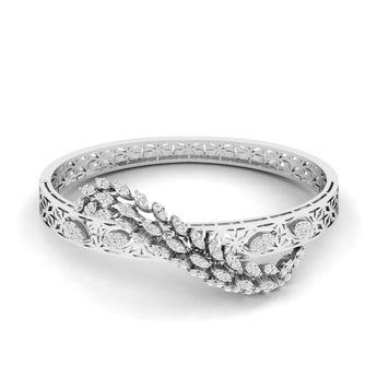 Ivana Jewels Bracelets White Gold / 14KT 1.52ct Elegant Multi-Diamond Bangle