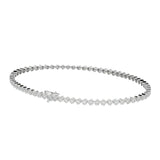 Ivana Jewels Bracelets White Gold / 14KT 1 Carat Each Diamond Tennis Bracelet
