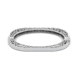 Ivana Jewels Bracelets White Gold / 14KT 2.15 Carat Diamond Gold Square Bangle