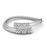 Ivana Jewels Bracelets White Gold / 14KT 2.35ct Oval Diamond Bangle