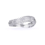 Ivana Jewels Bracelets White Gold / 14KT Baguette & Round Diamond Classic Kada Bracelet