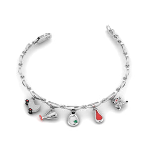 Ivana Jewels Bracelets White Gold / 14KT Charming Gold Charm Bracelet
