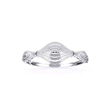 Ivana Jewels Bracelets White Gold / 14KT Classic Design with Round Diamonds Bangle