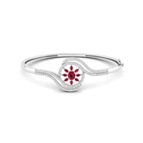 Ivana Jewels Bracelets White Gold / 14KT Classic Ruby Bangle