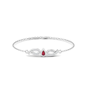 Ivana Jewels Bracelets White Gold / 14KT Dainty Diamond Gold Bracelet