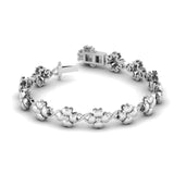 Ivana Jewels Bracelets White Gold / 14KT Daisy Inspired Bracelet