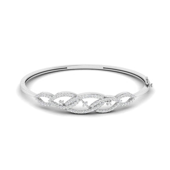 Ivana Jewels Bracelets White Gold / 14KT Designer Diamond Bangle
