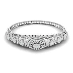 Ivana Jewels Bracelets White Gold / 14KT Designer Gold Diamond Bangle