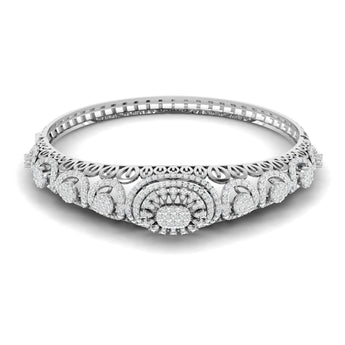 Ivana Jewels Bracelets White Gold / 14KT Designer Gold Diamond Bangle