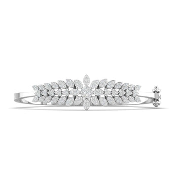 Ivana Jewels Bracelets White Gold / 14KT Diamond Bracelet with Openwork Design
