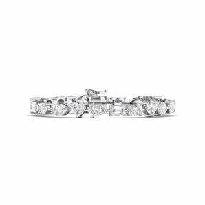 Ivana Jewels Bracelets White Gold / 14KT Diamond Bracelet with Various Cuts