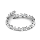 Ivana Jewels Bracelets White Gold / 14KT Diamond Bracelet with Various Cuts