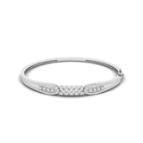 Ivana Jewels Bracelets White Gold / 14KT Diamond Cluster Bangle