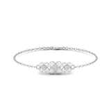 Ivana Jewels Bracelets White Gold / 14KT Diamond Cluster Flower Bracelet