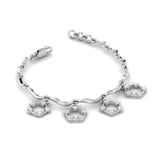 Ivana Jewels Bracelets White Gold / 14KT Diamond  Dangle Bracelet