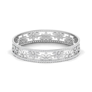 Ivana Jewels Bracelets White Gold / 14KT Elegant Gold  Bangle