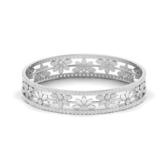 Ivana Jewels Bracelets White Gold / 14KT Elegant Gold  Bangle