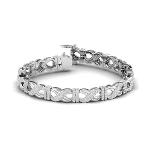 Ivana Jewels Bracelets White Gold / 14KT Eternity Diamond Bracelet