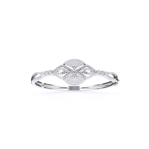 Ivana Jewels Bracelets White Gold / 14KT Fashion Jewellery Lab Grown Diamond Bangle