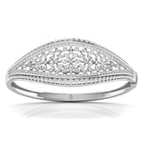 Ivana Jewels Bracelets White Gold / 14KT Gift Her Stylish Diamond Kada Bangle