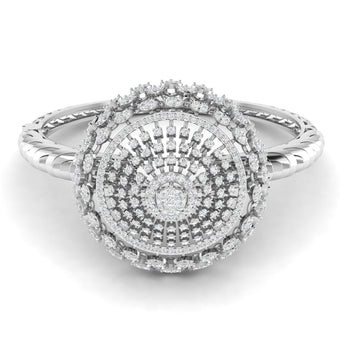 Ivana Jewels Bracelets White Gold / 14KT Gold Bangle with Diamonds