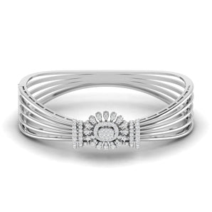 Ivana Jewels Bracelets White Gold / 14KT Gold Diamond Bangle