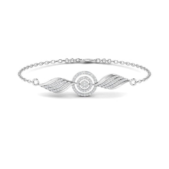 Ivana Jewels Bracelets White Gold / 14KT Gold Diamond Circle Band