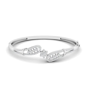 Ivana Jewels Bracelets White Gold / 14KT Marquise Diamond Bangle