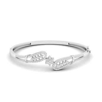 Ivana Jewels Bracelets White Gold / 14KT Marquise Diamond Bangle