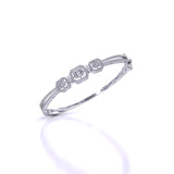 Ivana Jewels Bracelets White Gold / 14KT Minimalist Baguette Bangle
