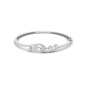 Ivana Jewels Bracelets White Gold / 14KT Minimalist Diamond Tennis Bangle