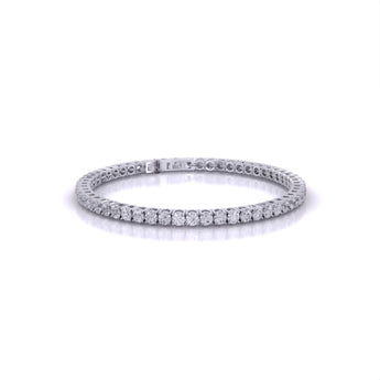 Ivana Jewels Bracelets White Gold / 14KT Office & Fashion Wear Bangle