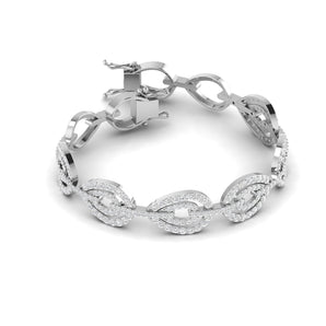 Ivana Jewels Bracelets White Gold / 14KT Round Brilliant Diamond Bangle