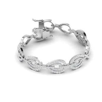 Ivana Jewels Bracelets White Gold / 14KT Round Brilliant Diamond Bangle