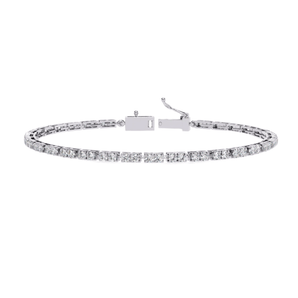 Ivana Jewels Bracelets White Gold / 14KT Round Diamond Tennis Bracelet