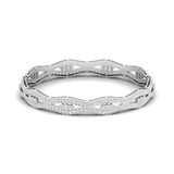 Ivana Jewels Bracelets White Gold / 14KT Sculpted Gold Diamond Bangle