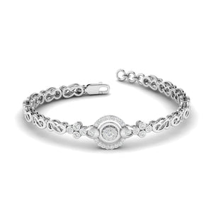 Ivana Jewels Bracelets White Gold / 14KT Sparkling Diamond  Bracelet
