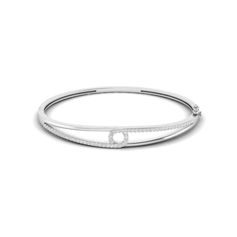Ivana Jewels Bracelets White Gold / 14KT Traditional Diamond Bangle