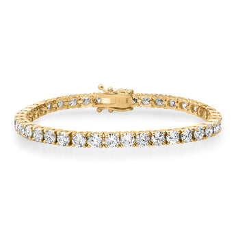 Ivana Jewels Bracelets Yellow Gold / 14KT 30 Pointer Each  Diamond Tennis Bracelet