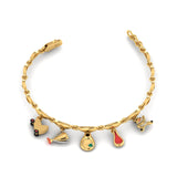 Ivana Jewels Bracelets Yellow Gold / 14KT Charming Gold Charm Bracelet