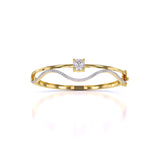 Ivana Jewels Bracelets Yellow Gold / 14KT Classic Design Diamond Bangle