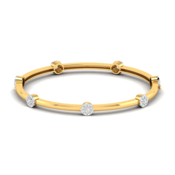Ivana Jewels Bracelets Yellow Gold / 14KT Classic Diamond Bangle