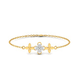 Ivana Jewels Bracelets Yellow Gold / 14KT Clustered Flower Gold